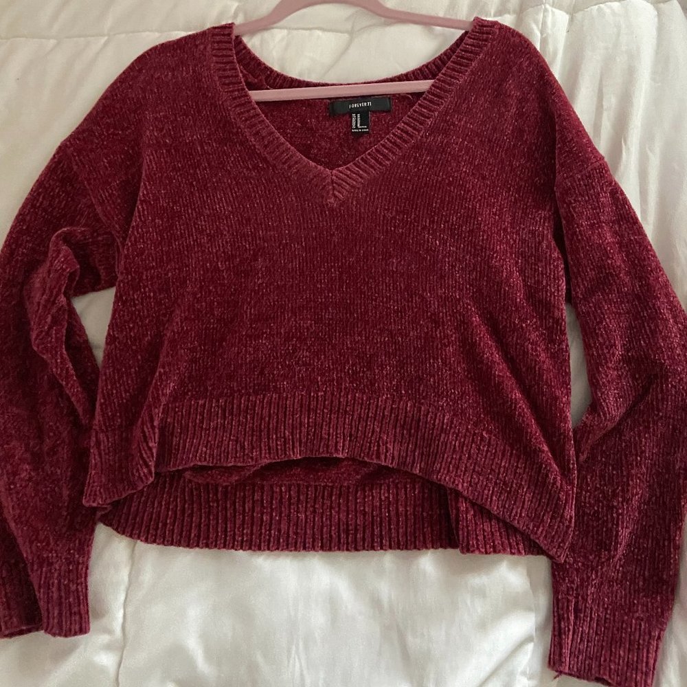 Chenille sweater